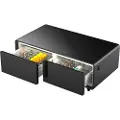 Caso | Lounge-Table with cooling compartments, sound bar and charging option | Sound and Cool | Energy efficiency class F | Free standing | Juodas