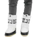 Moon Boot for woman. 80D1400440 Icon Nylon Boots black, white (39/41), Flat, None, Casual, Snow
