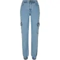 Urban Classics Organic Stretch Cargo Høytaljede Jeans
