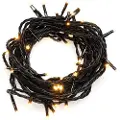Konstsmide Lyslenke 40 amber LED 390cm 4xAA