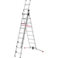 Hailo Profilot Combi Teleskopisk Gardintrapp 1x8 Trinn