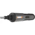 WORX Wkrtak akumulatorowy 4V+akces., Elektrisk skrutrekker, Rett håndgrep, Sort, Grå, Oransje, 300 RPM, 2,5 Nm, 5 Nm