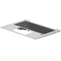 HP - Erstatningstastatur for bærbar PC - med ClickPad - bakbelysning - Belgisk - med toppdeksel - for EliteBook 840 G9 Notebook