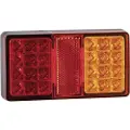 Secorut Anhænger-baglygte Bremselys, Reflektor, Blinklys, Baglygte benstre, højre 12 V, 24 V Klar glas