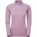 Montane F Dart Zip Neck, dame, rosa