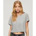 Superdry Slouchy Cropped Kortarmet T-skjorte