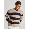 Faconnable Lmswool Stripe Genser