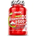 Amix Nutrition Vitamin D3 2500 Iu Witch Calcium Kapsler 120 Enheter