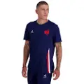 Le coq sportif 2320061 Ffr Presentation Kortarmet T-skjorte