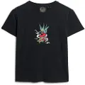 Superdry Tattoo Embroidered Fitted Kortarmet T-skjorte