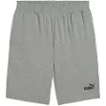 Puma Essentials No. 1 Logo Jersey 10"Shorts Men, Clothing, Medium Gray Heather, XS