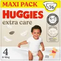 Huggies Extra Care Disney Størrelse 4 Bleier 76 Enheter