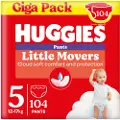 Huggies Disney Størrelse 5 Bleiebukser Ultra Comfort Med 104 Enheter