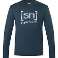 Super.natural Grid Logo Langarmet T-skjorte