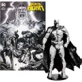 Mcfarlane Toys Black Adam Batman Gull Strektegning Variant Etikett Figur 18 Cm