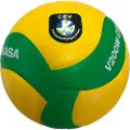 MIKASA V200W-CEV, 280 g, Grønn, Gult, Composite, Mikrofiber, Polyuretan (PU), 65 - 67 cm, Innendørs, CEV