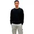 Ecoalf for man. MCMGAKNBAYON0666W24-319 Bayona jumper black (XL), Casual, Long sleeve, Sustainable, Recycled Wool