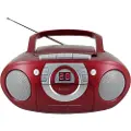 Soundmaster SCD5100RO, Spiller, CD, CD-R, CD-RW, Grå, Rød, Knapper, 3,5 mm, AC