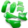 Ufo Kawasaki Kx 125 H 90 Kakit196f@999 Plastsett