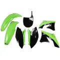 Ufo Kawasaki Kxf 250 2009-2012 Kakit212-999 Plastsett