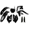 Ufo Kawasaki Kxf 450 2007-2007 Kakit209f-001 Fork Protectors & Plastsett