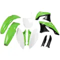 Ufo Kawasaki Kxf 450 2009-2011 Kakit213f-999 Fork Protectors & Plastsett