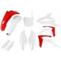 Ufo Honda Crf 250r/450r 2014-2017 With Airbox Cover Eu Hokit121f-999 Fork Protectors & Plastsett