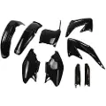 Ufo Honda Cr 125/250 2002-2003 Hokit101f-001 Fork Protectors & Plastsett