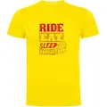 Kruskis Ride Eat Sleep Repeat Kortarmet T-skjorte