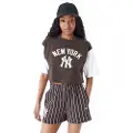 New Era Mlb Lifestyle Crop New York Yankees Kortarmet T-skjorte