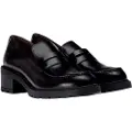 Wonders for woman. D-1401_2763_5792 Evoclub 01 Leather Moccasins black (35), 3 to 5 cm, None, Casual, Party, Classic