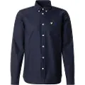 Lyle & Scott Plain Oxford Skjorte Med Lange Ermer