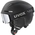 Uvex Viti Set, Skihjelm + Skibriller, Junior, Black Matt
