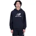New Balance Essentials Stacked Logo French Terry Hetteskjorte