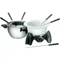 Unold FONDUE SET - Fonduegryte - 500 W - svart/rustfritt stål