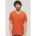 Superdry Slub Kort Ermet V-hals T-skjorte