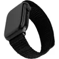 FIXED - Klokkestropp for smart armbåndsur - nylon - 160-210 mm - svart - for Apple Watch (38 mm, 40 mm, 41 mm)