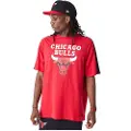 New Era Nba Colour Block Os Chicago Bulls Kortarmet T-skjorte