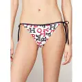 Tommy Hilfiger Cheeky String Side Tie Print Bikini Bunn