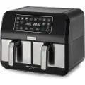 Kenwood HFM20.000MB, Varmluftsfrityr, 8 l, 35 °C, 200 °C, 60 min, Dobbel