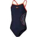 Speedo Plastisol Placement Thinstrap Muscleback Badetøy
