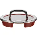 WMF 8900541245, Rund, Rød, Rustfritt stål, Glass, Rustfritt stål, Rustfritt stål, Rustfritt stål, 16 cm