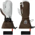 Hestra Army Leather Heli Ski, 3-finger Skihansker, Espresso