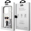 Karl Lagerfeld Klhcp15llkknsk Iphone 15 Pro 6.1 Liquid Ikonik Telefondeksel