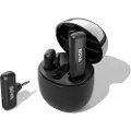 Boya BY-WM3T-M2, Lavalier-mikrofon, 100 m, Retningsuavhengig, Kameramonteringsmottaker, Sort, Blå, 0,01%
