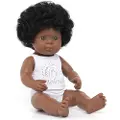 Miniland Afroamerikansk Babydukke 38 Cm