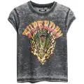 Superdry Biker Rock Graphic Cap Kortarmet T-skjorte