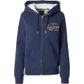 Superdry Luxe Metallic Logo Genser Med Hel Glidelås