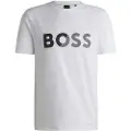 Hugo Boss for man. 50530990 Tape Logo T-shirt white (XS), Casual, Cotton, Short sleeve