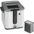 WMF KITCHENminis 0415490011, Frityrkoker, 1 l, 150 °C, 190 °C, Single/enkelt, Sort, Rustfritt stål